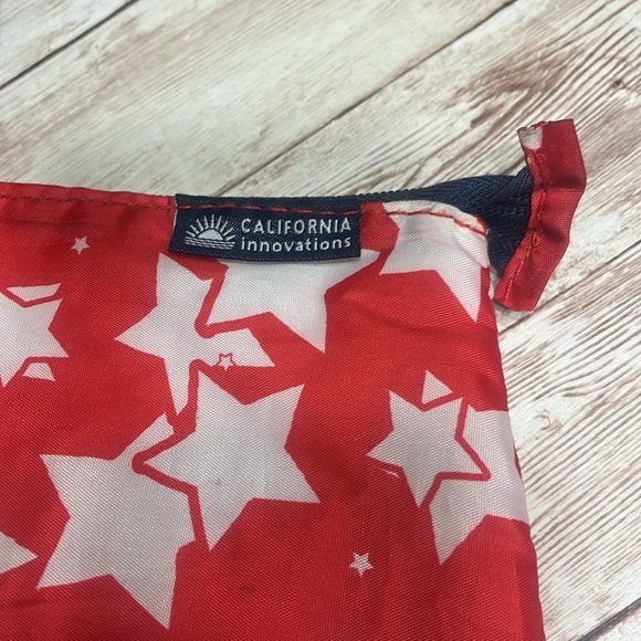 California Innovations Insulated Tote Red with White Stars - Picture 3 of 8